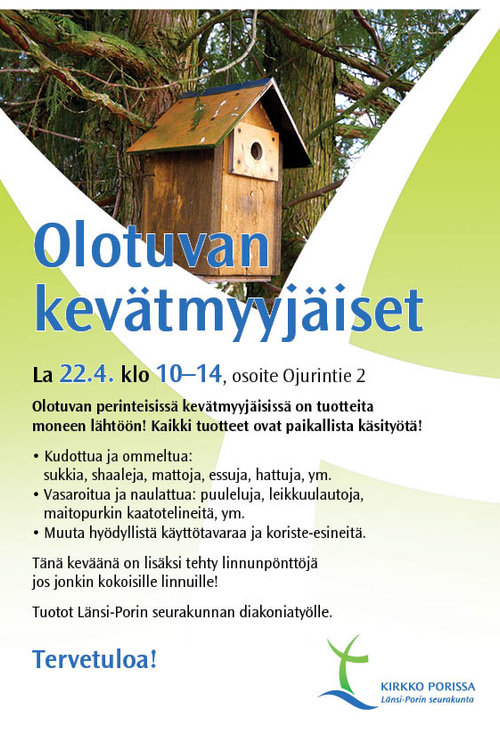 Olotuvan kevätmyyjäiset Olotuvan kevätmyyjäiset