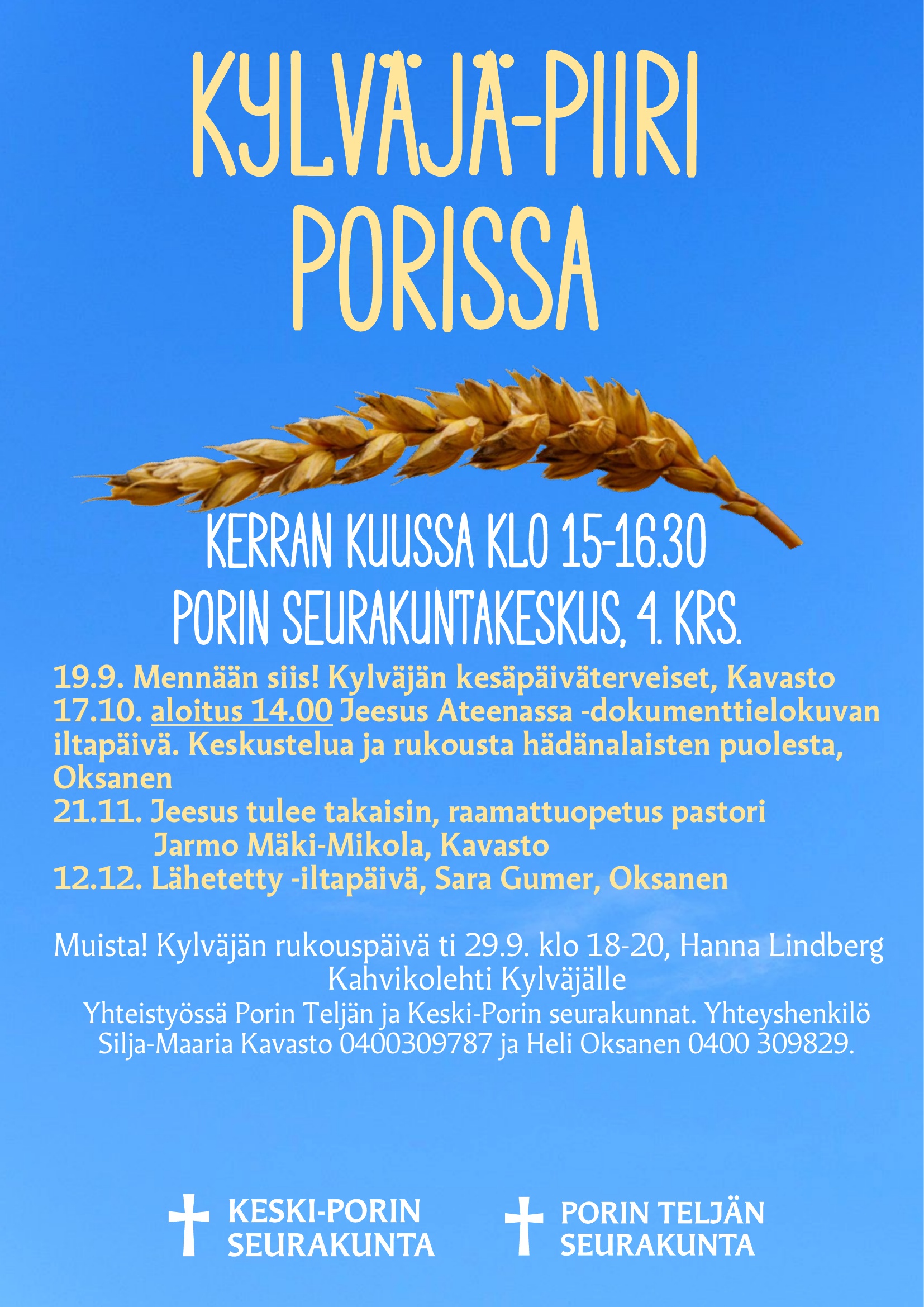 Kylväjä-piirin syksyn ohjelma