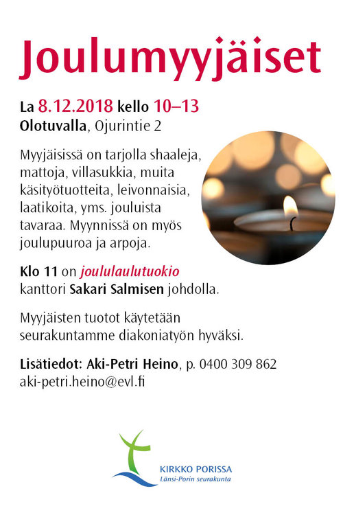 Olotuvan joulumyyjäiset Olotuvan joulumyyjäiset