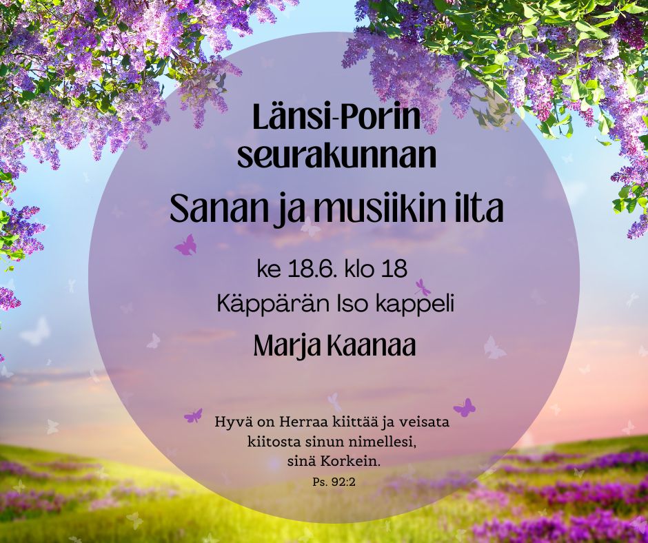 Sanan ja musiikin ilta syreeni