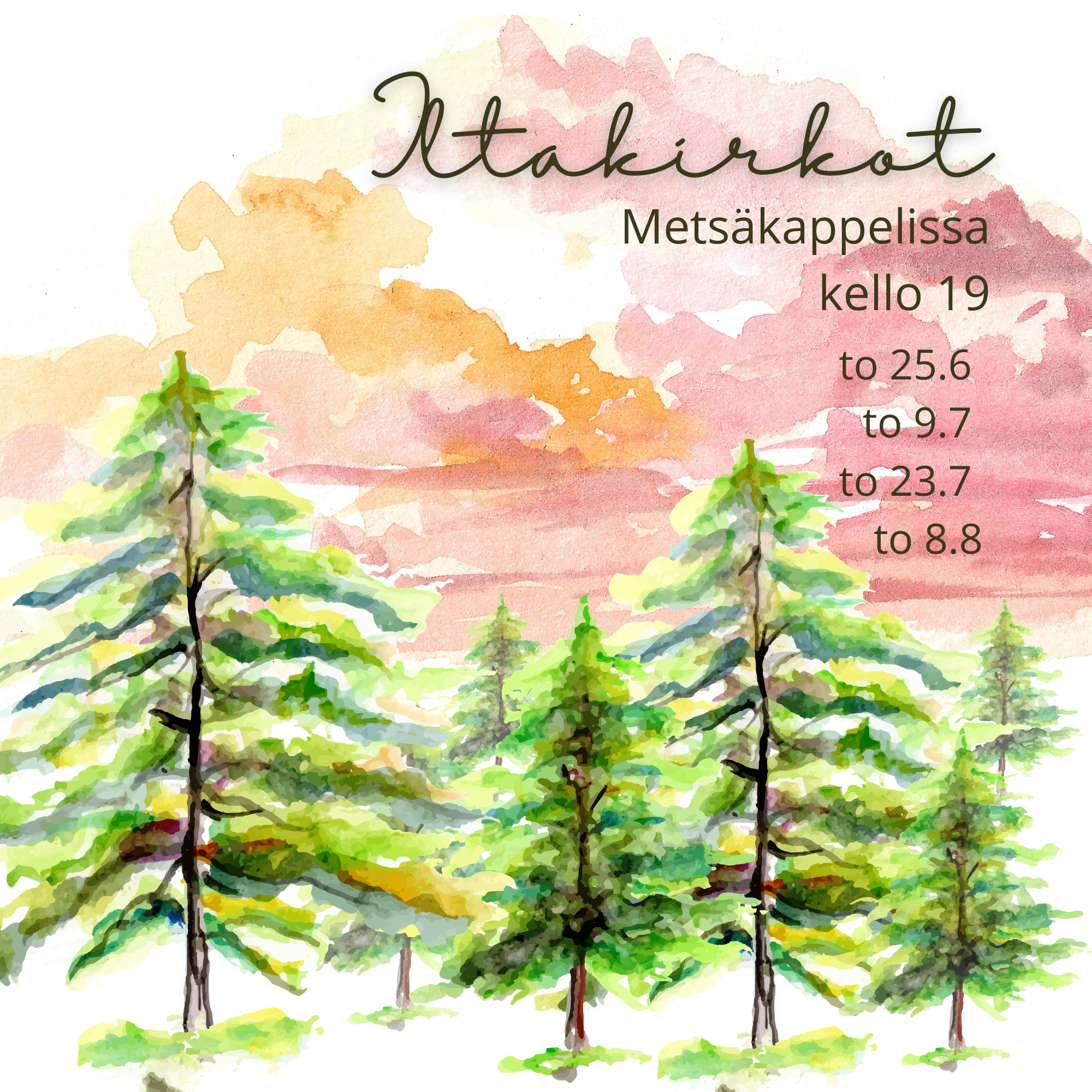 maalattuja kuusia