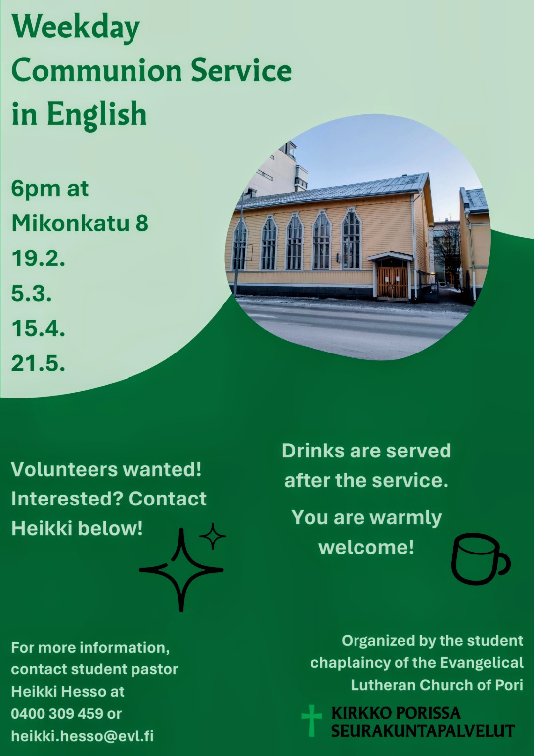 Weekday Communion Service in English ad. 