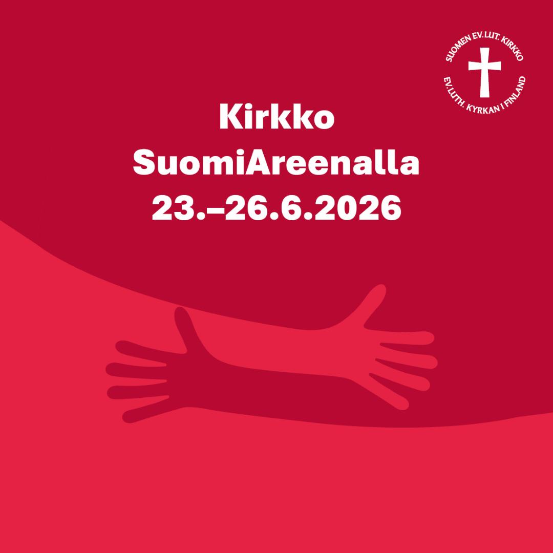 SuomiAreenan taitettu mainoskuva.